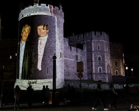 Four People Taken into Custody Following Images of Trump and Epstein Shown on Royal Windsor Castle